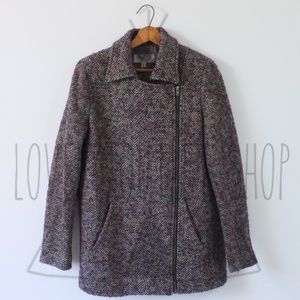 Tweed Jacket  XS Coat Urban Outfitters Ecote Wool Tweed Jacket